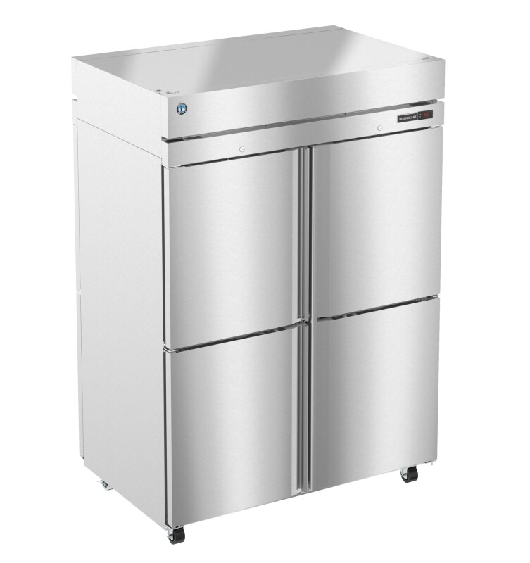 HC2A-HS-HS, Heated Cabinet, Two Section Pass Thru Upright, Half Stainless Doors with LockTitle HC2AHSHS