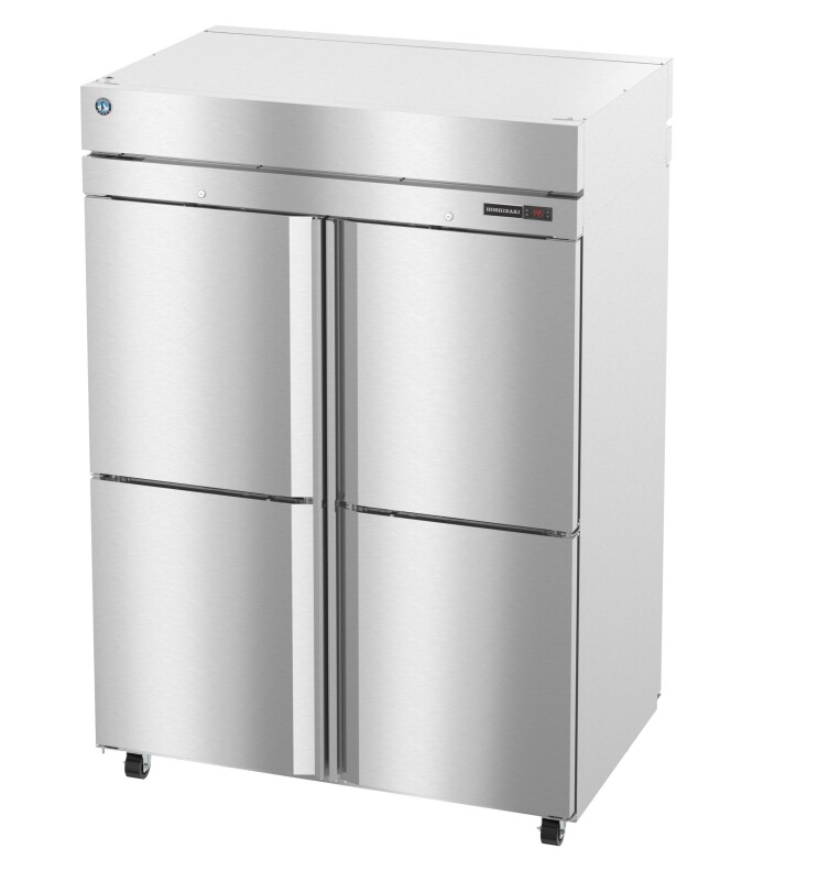 HC2A-HS-HS, Heated Cabinet, Two Section Pass Thru Upright, Half Stainless Doors with LockTitle HC2AHSHS