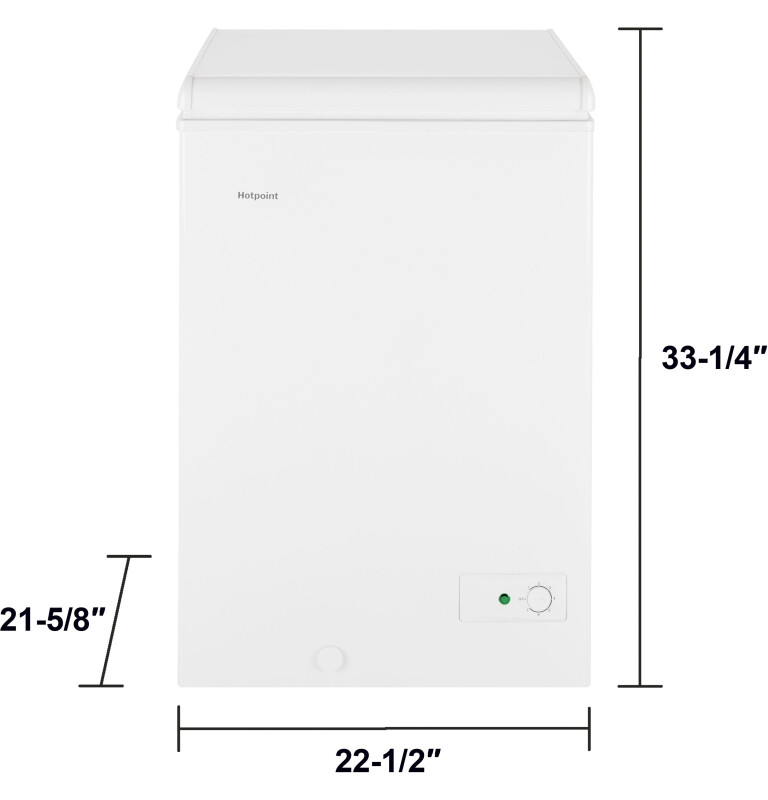 Hotpoint® 3.6 Cu. Ft. Manual Defrost Chest Freezer HCM4SMWW