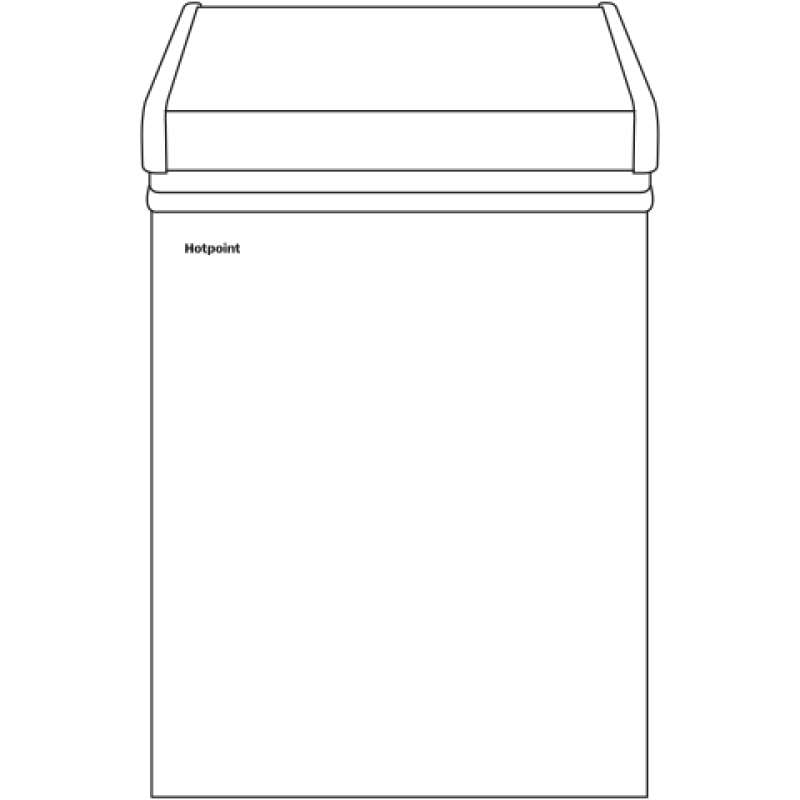 Hotpoint® 3.6 Cu. Ft. Manual Defrost Chest Freezer HCM4SMWW