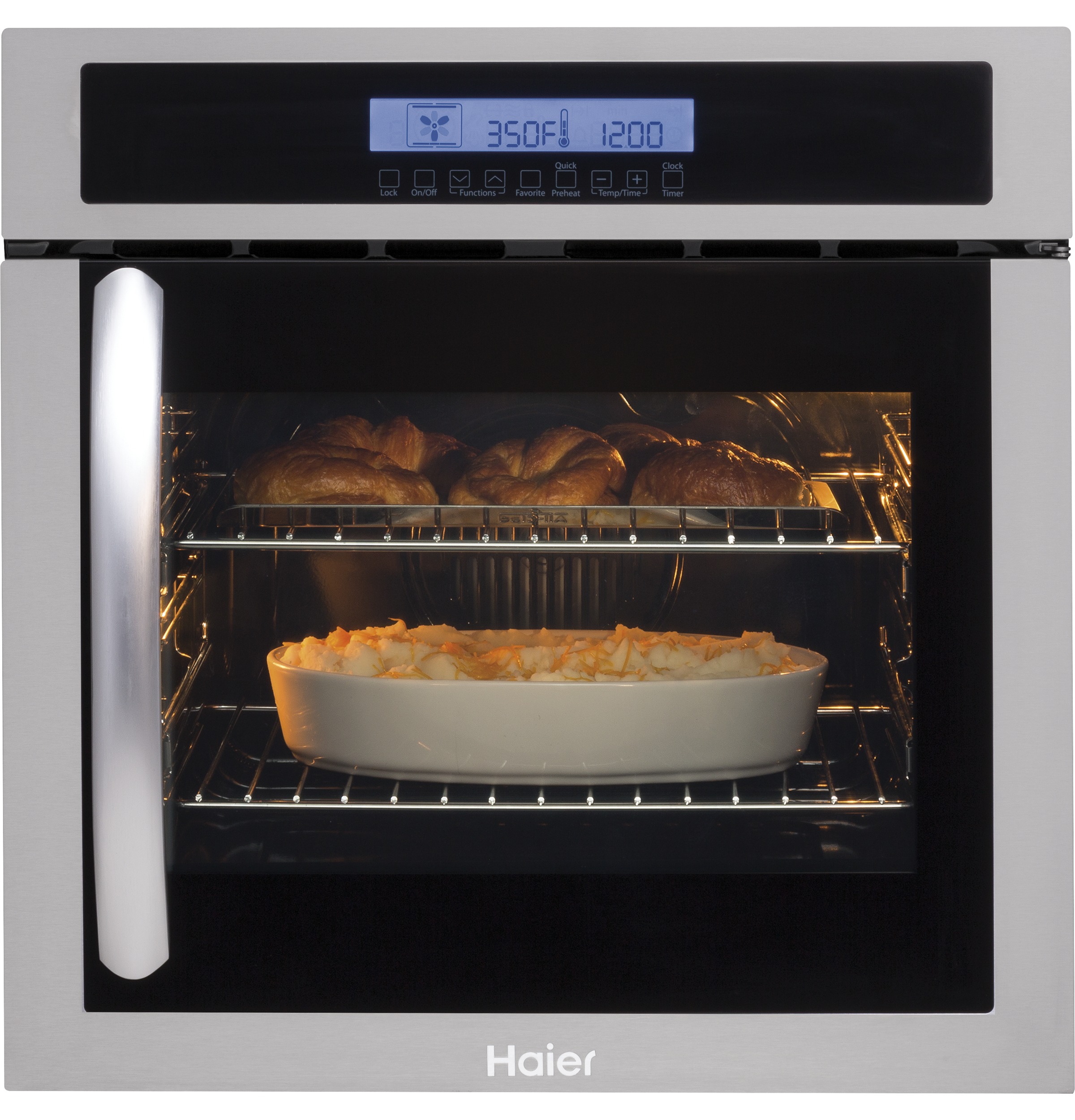 24" Single 2.0 Cu. Ft. Right-Swing True European Convection Oven HCW225RAES