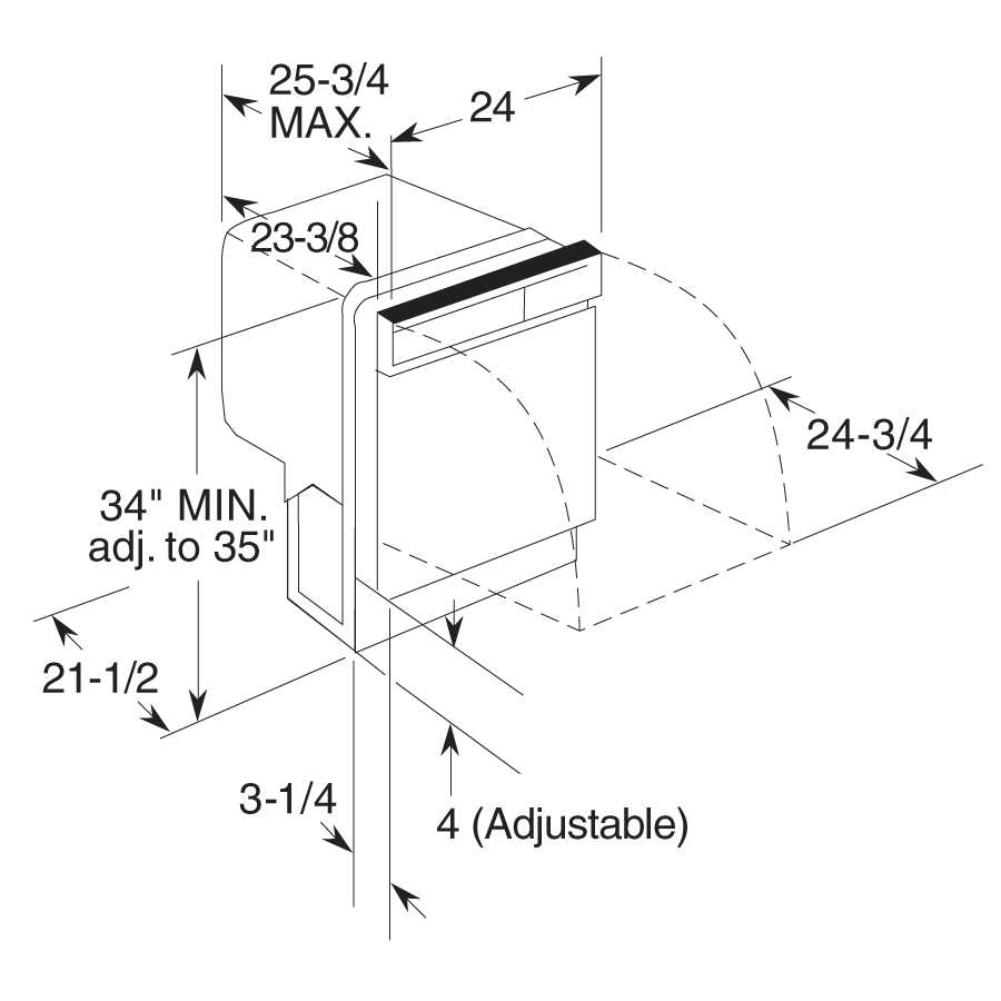 Built-In Dishwasher HDA3740GSA