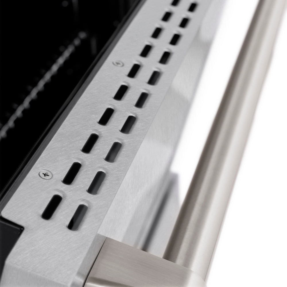 48 in. 6.7 cu. ft. Select Double Oven Dual Fuel Range with 8 Burner Gas Cooktop HDRS48