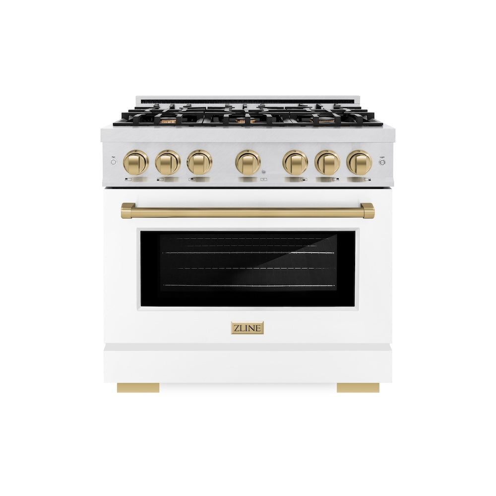 Autograph Edition 36 in. 5.2 cu. ft. Select Dual Fuel Range with 6 Burner Gas Cooktop and Electric Convection Oven HDRSZWM36CB