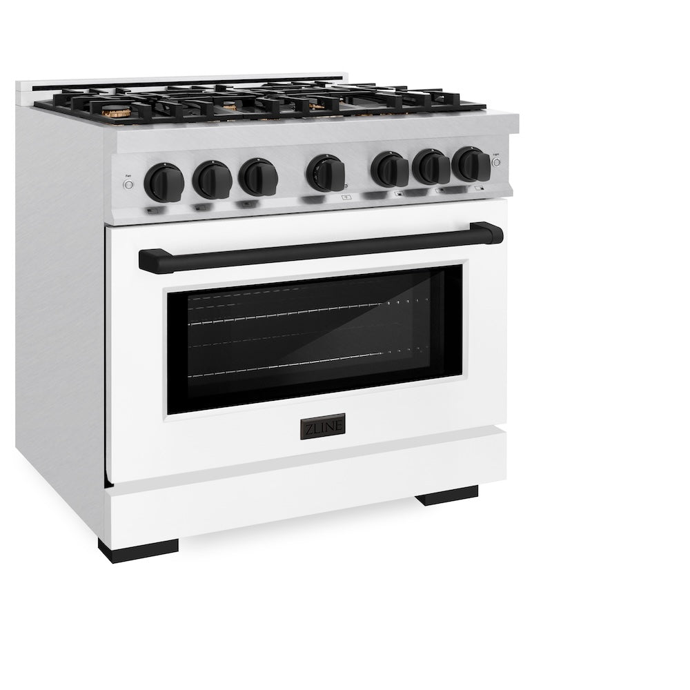 Autograph Edition 36 in. 5.2 cu. ft. Select Dual Fuel Range with 6 Burner Gas Cooktop and Electric Convection Oven HDRSZWM36MB