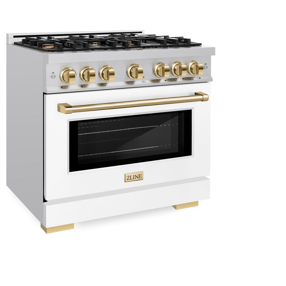 Autograph Edition 36 in. 5.2 cu. ft. Select Dual Fuel Range with 6 Burner Gas Cooktop and Electric Convection Oven HDRZWM36G
