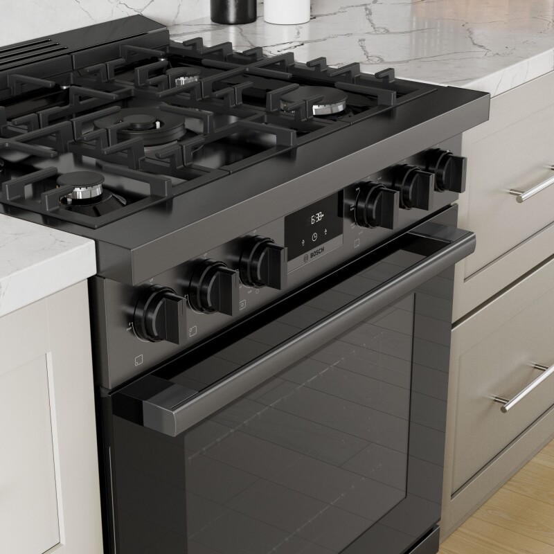 800 Series Dual Fuel Freestanding Range 30'' HDS8045U