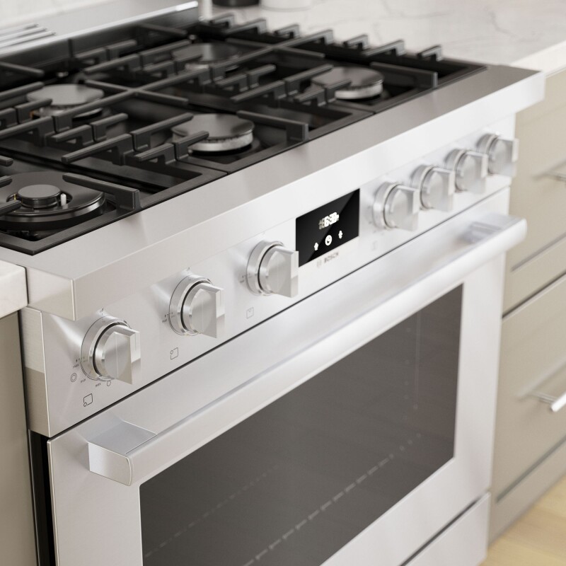 800 Series Dual Fuel Freestanding Range 36'' HDS8655U