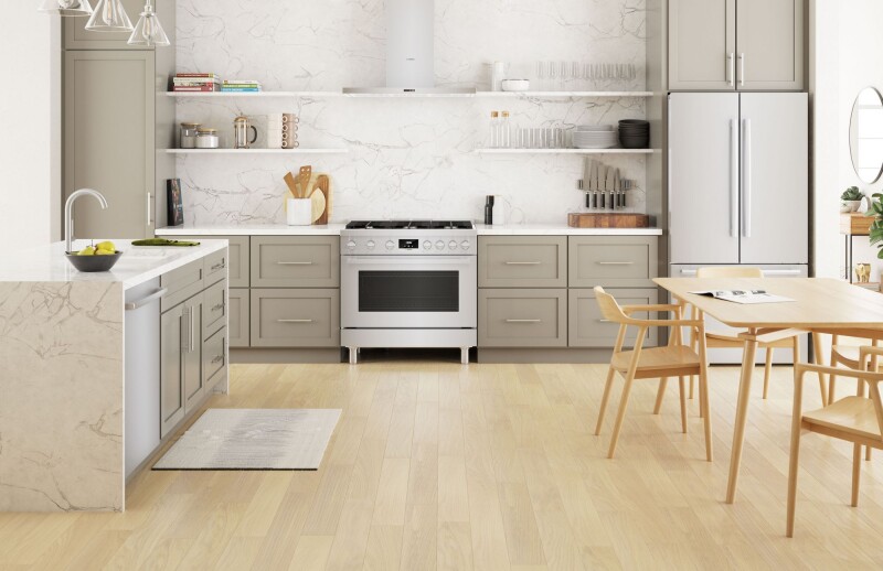 800 Series Dual Fuel Freestanding Range 36'' HDS8655U