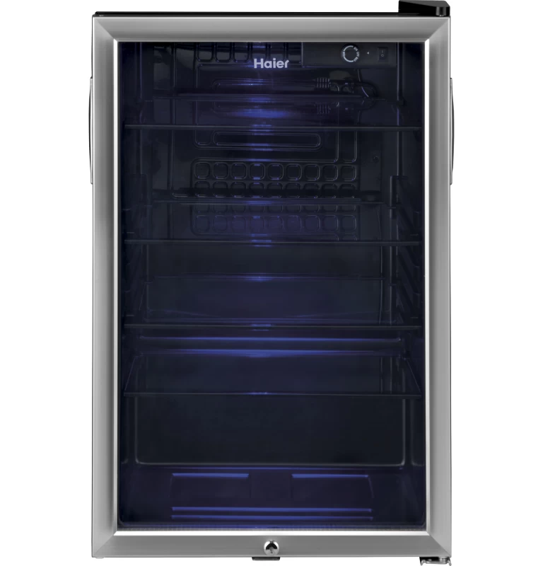 Haier 150-Can Beverage Center Black HEBF100BXS Picture 1