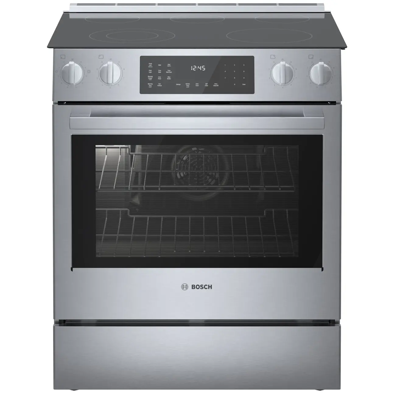 Bosch 800 Series Electric Slide-in Range 30'' Stainless Steel HEI8056U Picture 1