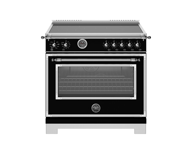 36 inch Induction Range, 5 Heating Zones and Cast Iron Griddle, Electric Self-Clean Oven HER365ICFEPAVT