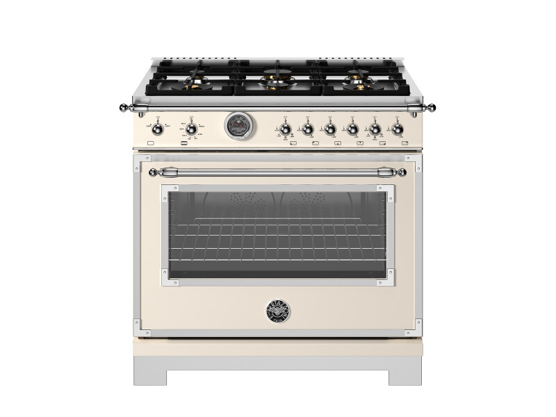 36 inch All Gas Range, 6 Brass Burners and Cast Iron Griddle HER366BCFGMNET