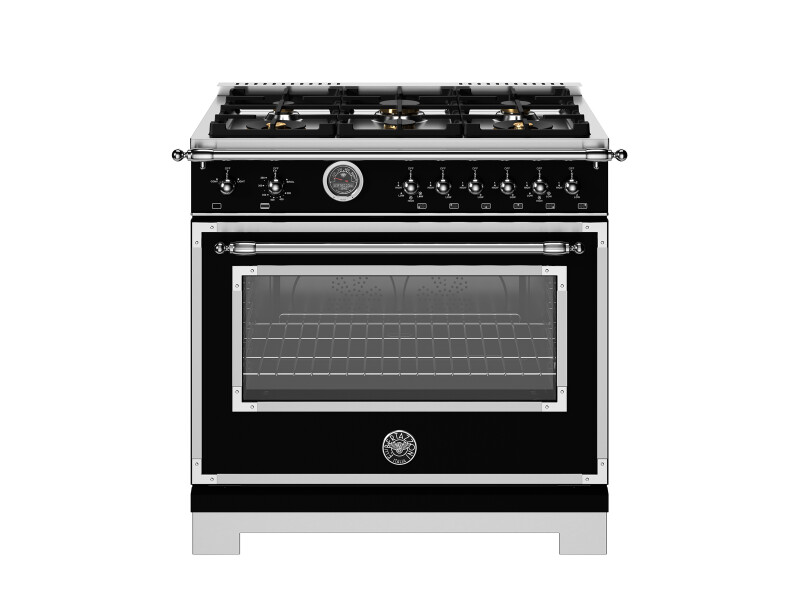 36 inch All Gas Range, 6 Brass Burners and Cast Iron Griddle HER366BCFGMNET