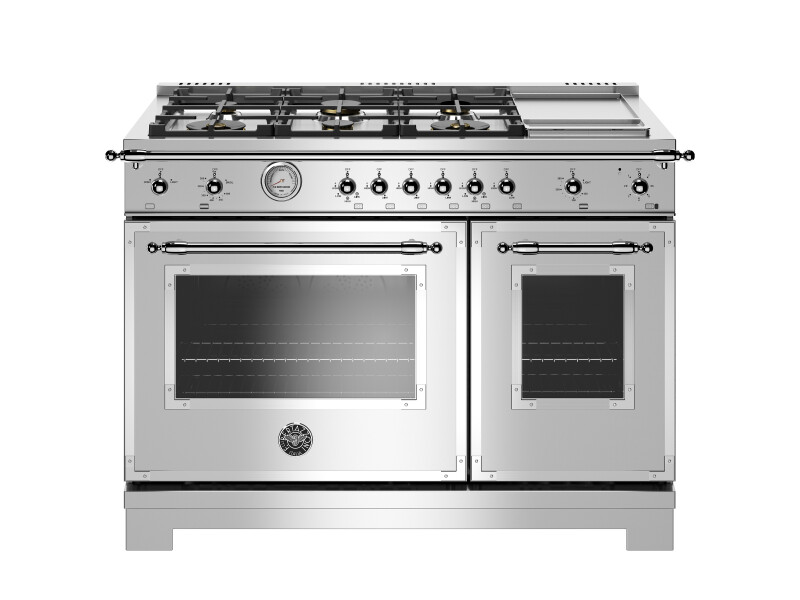48 inch All-Gas Range 6 Brass Burner and Griddle HERT486GGASXT