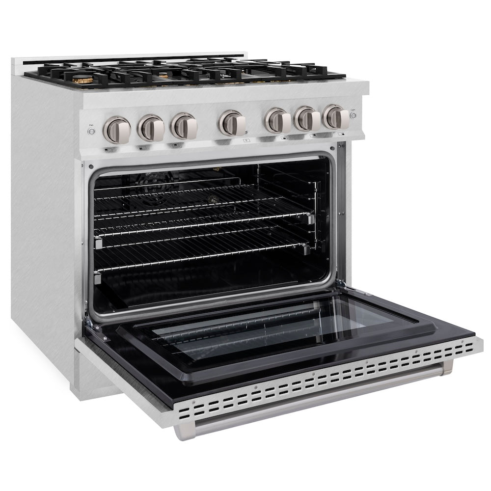 36 in. 5.2 cu. ft. Select Gas Range with Convection Gas Oven HGRSBR36