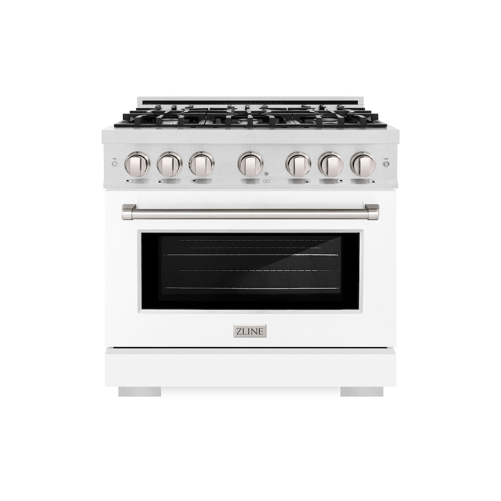 6 in. 5.2 cu. ft. Select Gas Range with 6 Burner Cooktop and Convection Gas Oven HGRSWM36