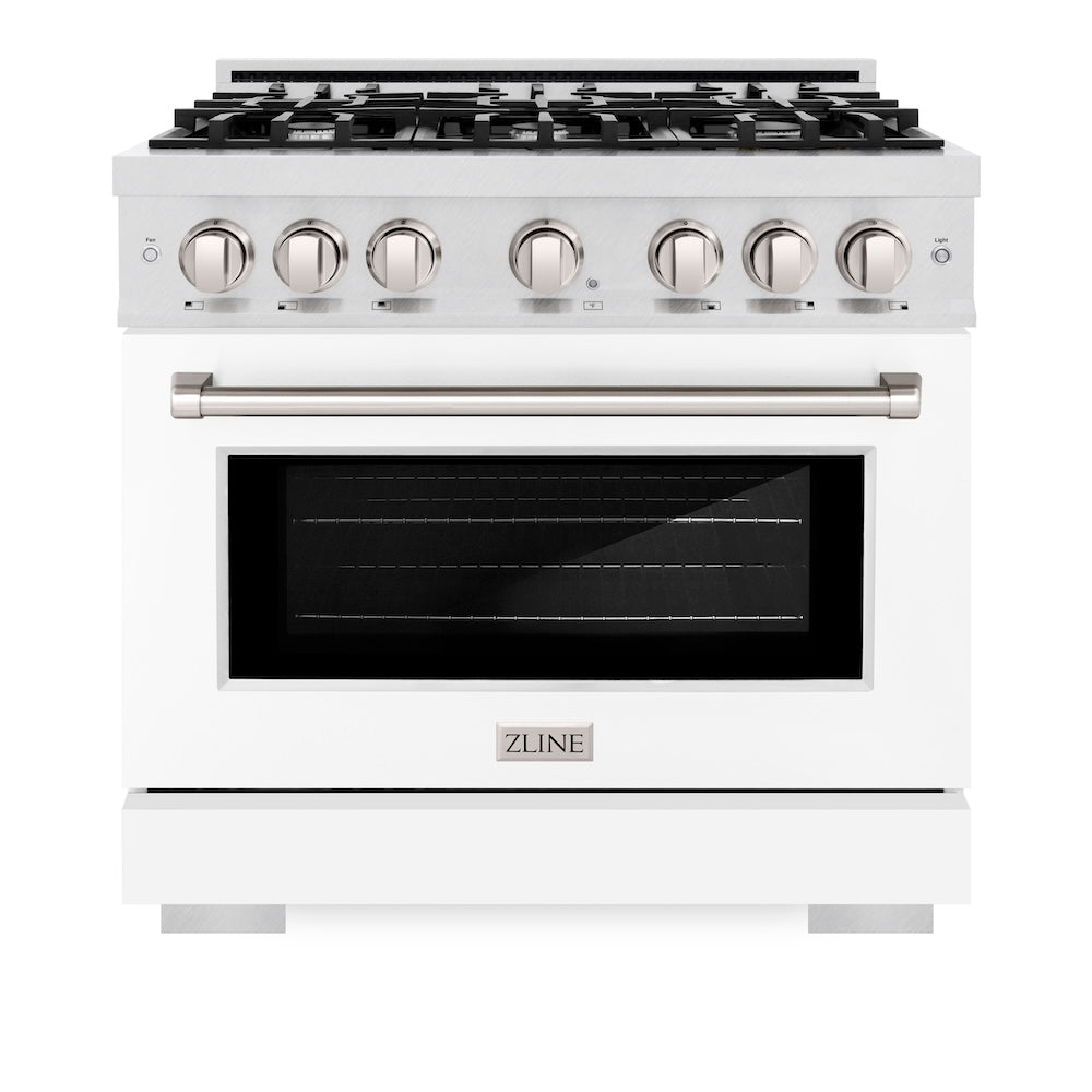 6 in. 5.2 cu. ft. Select Gas Range with 6 Burner Cooktop and Convection Gas Oven HGRSWM36