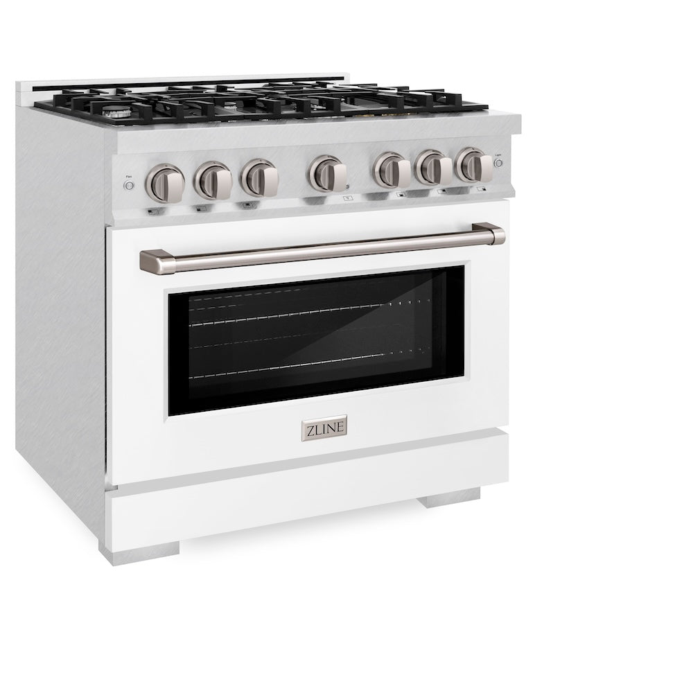 6 in. 5.2 cu. ft. Select Gas Range with 6 Burner Cooktop and Convection Gas Oven HGRSWM36
