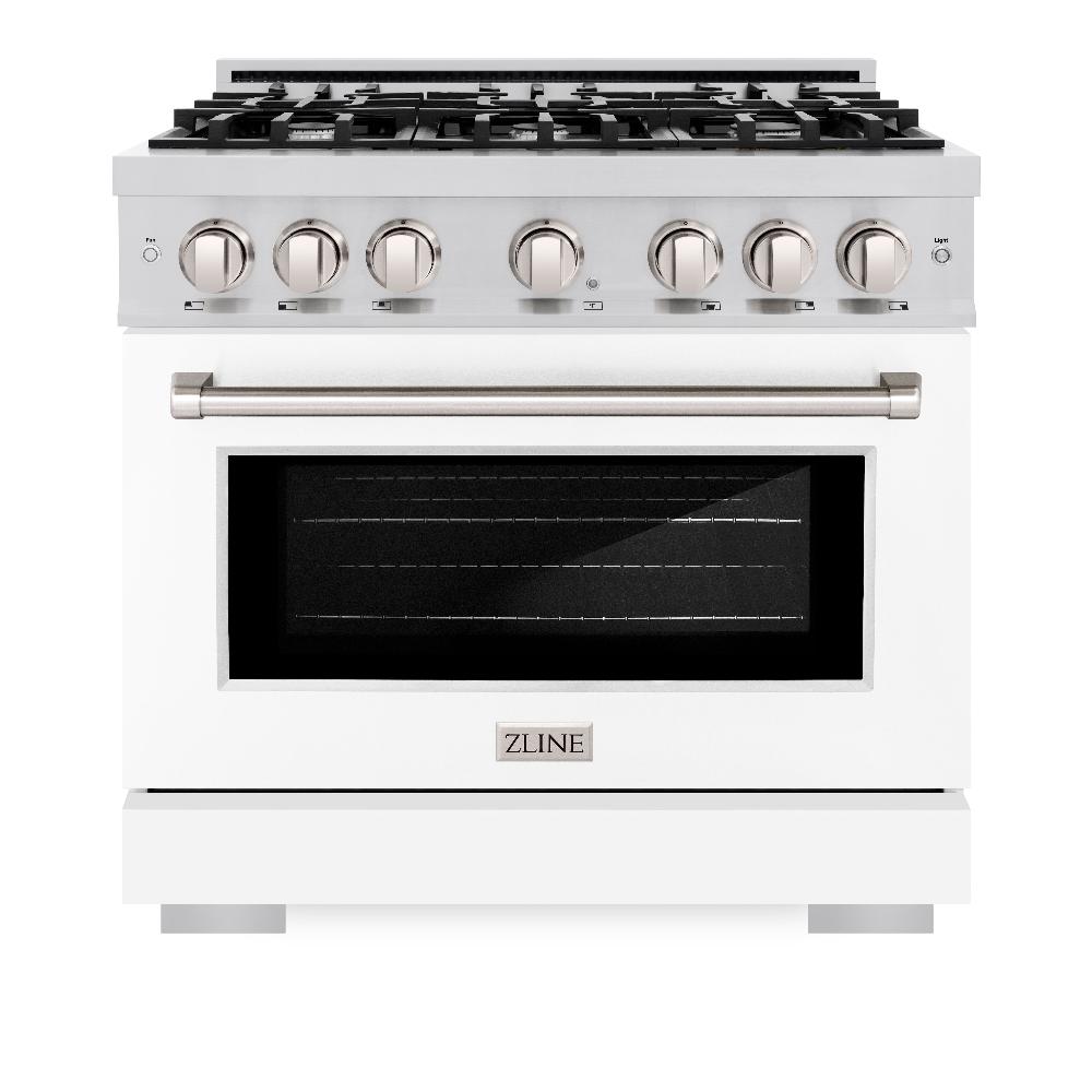 36 in. 5.2 cu. ft. Select Gas Range with 6 Burner Cooktop and Convection Gas Oven HGRWM36