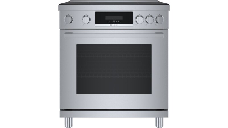 Bosch 800 Series Induction freestanding range 30'' Stainless Steel HIS8055U Picture 1