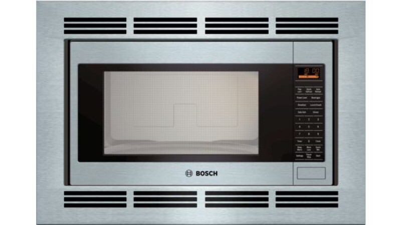 Bosch 500 Series Built-In Microwave Oven24'' Door Hinge: Left Stainless Steel HMB5050 Picture 1