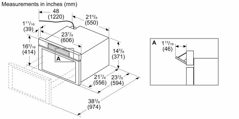 800 Series 24'' HMD8454UC