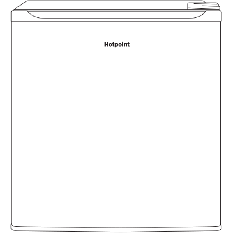 Energy Star® 1.7 Cu. Ft. Compact Refrigerator HME02GGMBB