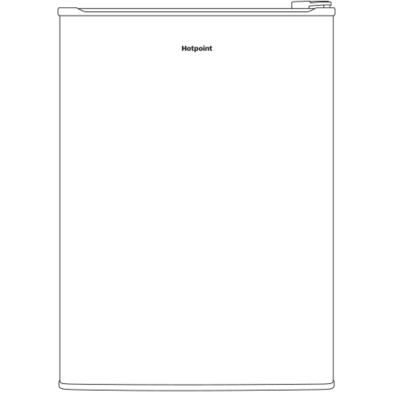 Energy Star® 2.7 Cu. Ft. Compact Refrigerator HME03GGMBB