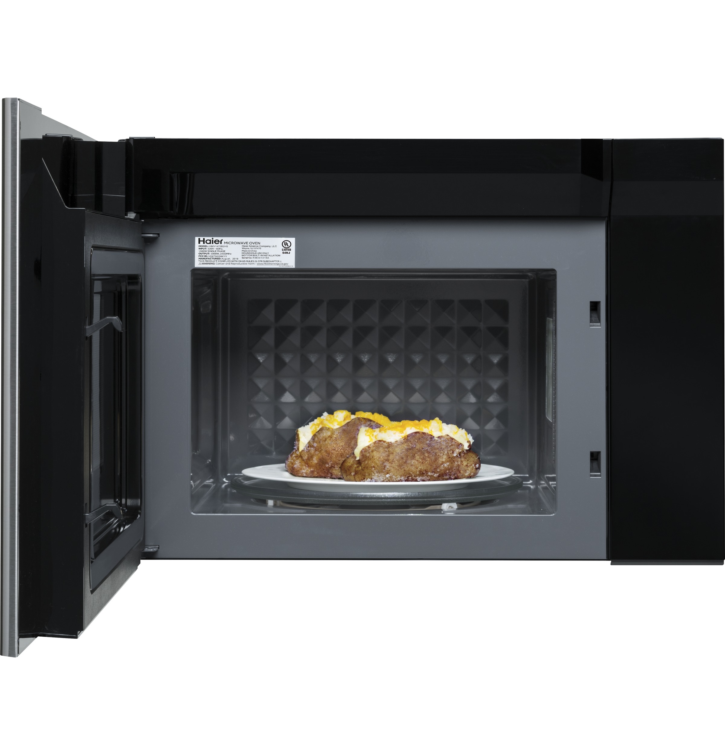 24" 1.4 Cu. Ft. Over-The-Range Microwave Oven24" 1.4 Cu. Ft. Over-The-Range Microwave Oven HMV1472BHS
