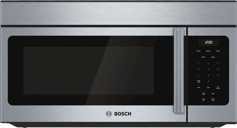 Bosch 300 Series Over-The-Range Microwave 30'' Left SideOpening Door Stainless Steel HMV3053U Picture 1