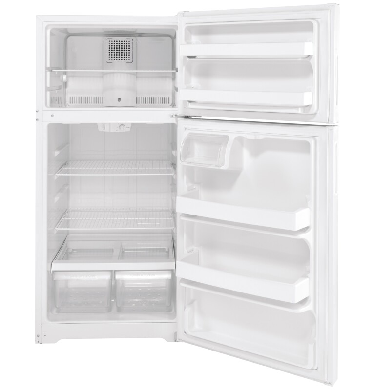 Energy Star® 15.6 Cu. Ft. Recessed Handle Top-freezer Refrigerator HPE16BTNRWW