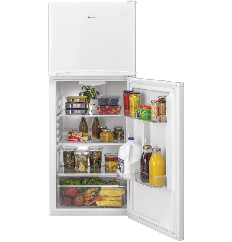 9.7 Cu. Ft. Recessed Handle Top-freezer Refrigerator HPS10LGVRWW