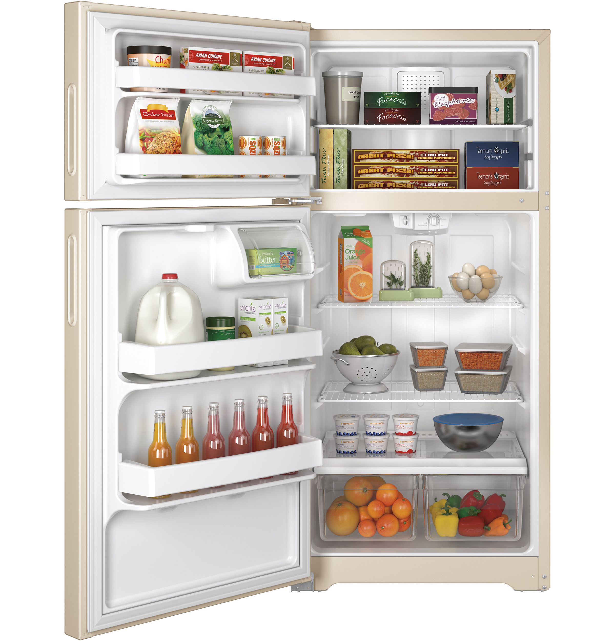 14.6 Cu. Ft. Recessed Handle Top-Freezer Refrigerator HPS15BTHLCC