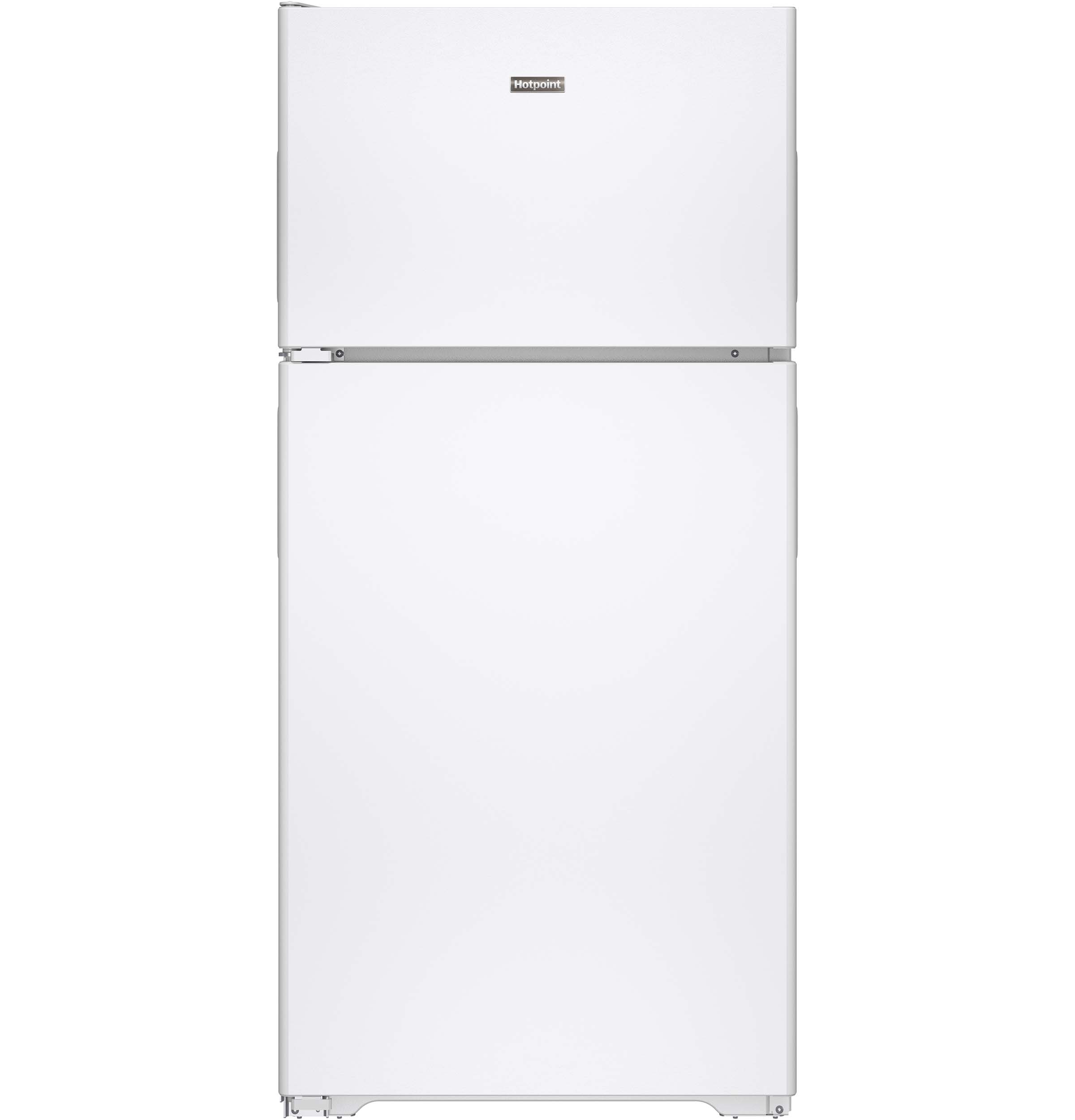 Hotpoint Hotpoint® 14.6 Cu. Ft. Recessed Handle Top-Freezer Refrigerator White HPS15BTHLWW Picture 1