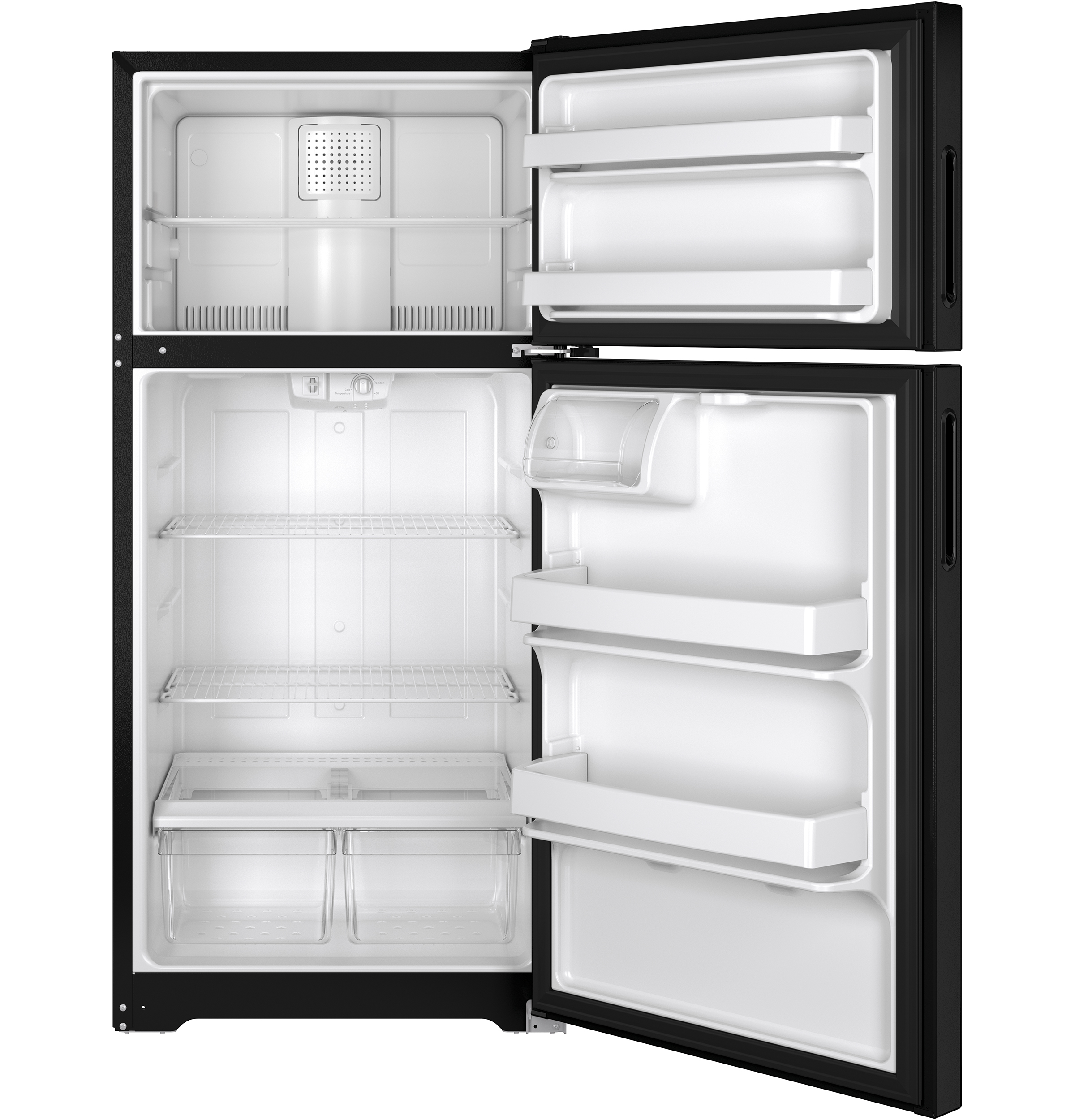 14.6 Cu. Ft. Recessed Handle Top-Freezer Refrigerator HPS15BTHRBB