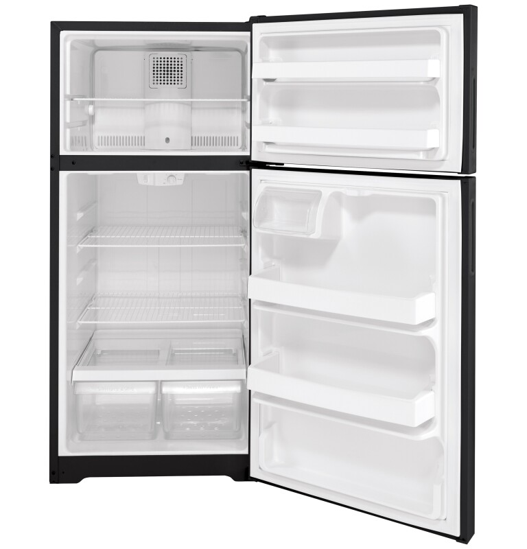15.6 Cu. Ft. Recessed Handle Top-freezer Refrigerator HPS16BTNRBB