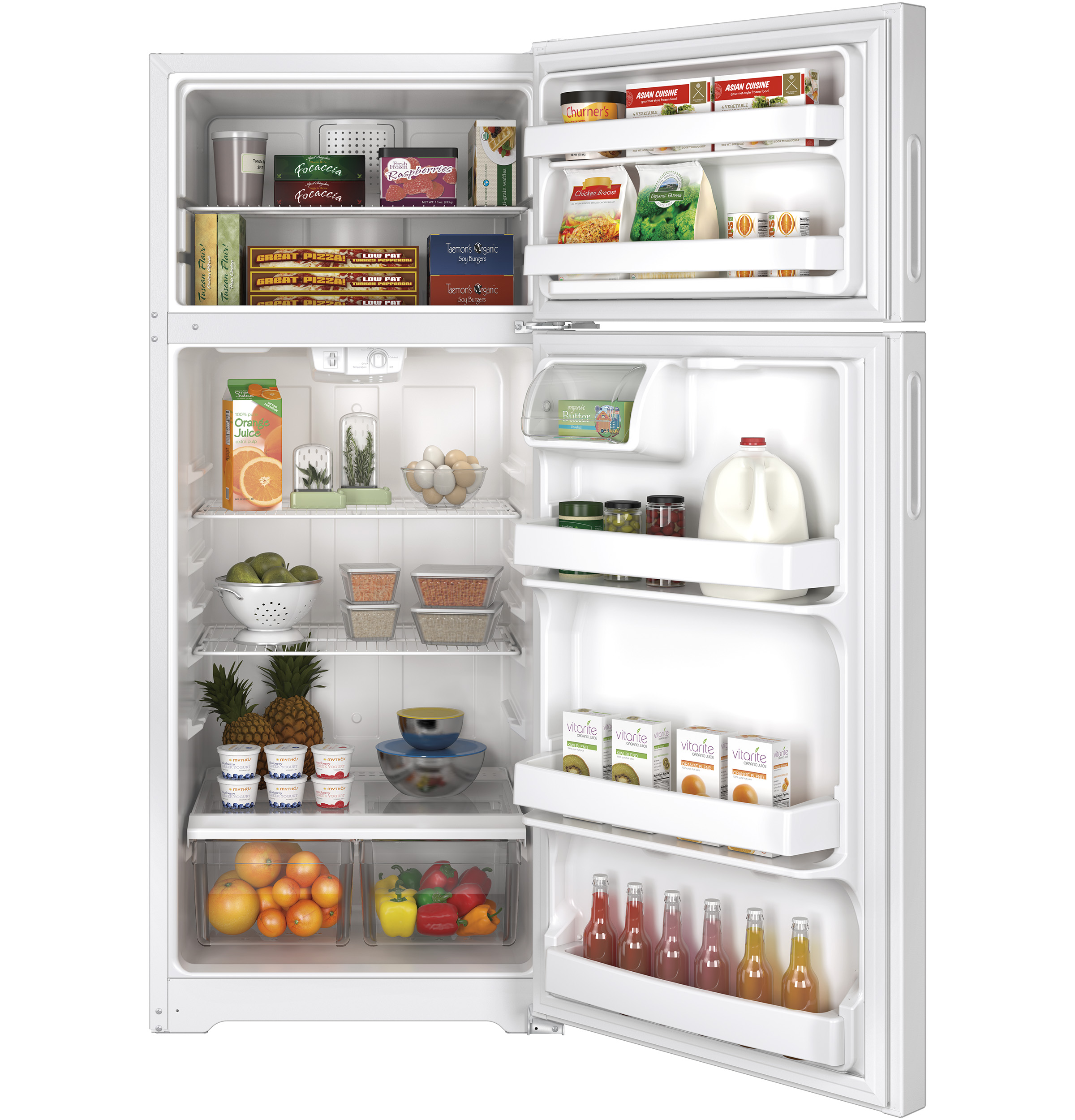 17.5 Cu. Ft. Top-Freezer Refrigerator HPS18BTHWW