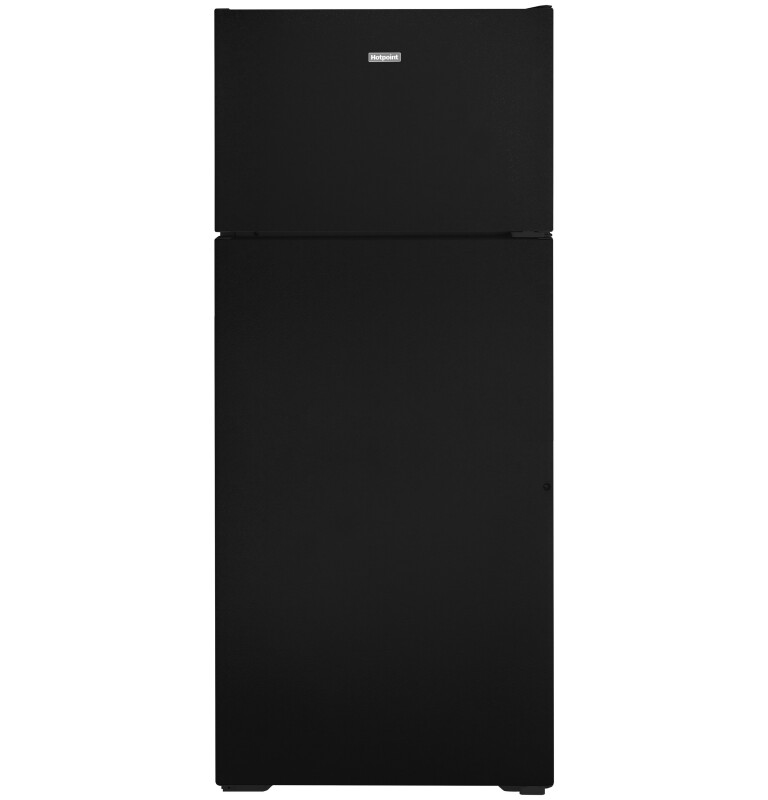 Hotpoint Hotpoint® 17.5 Cu. Ft. Recessed Handle Top-Freezer Refrigerator Black HPS18BTNRBB Picture 1