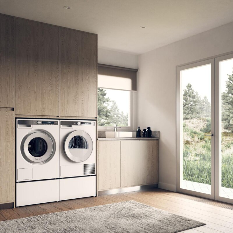 Pull-out drawer for laundry HPS5323W