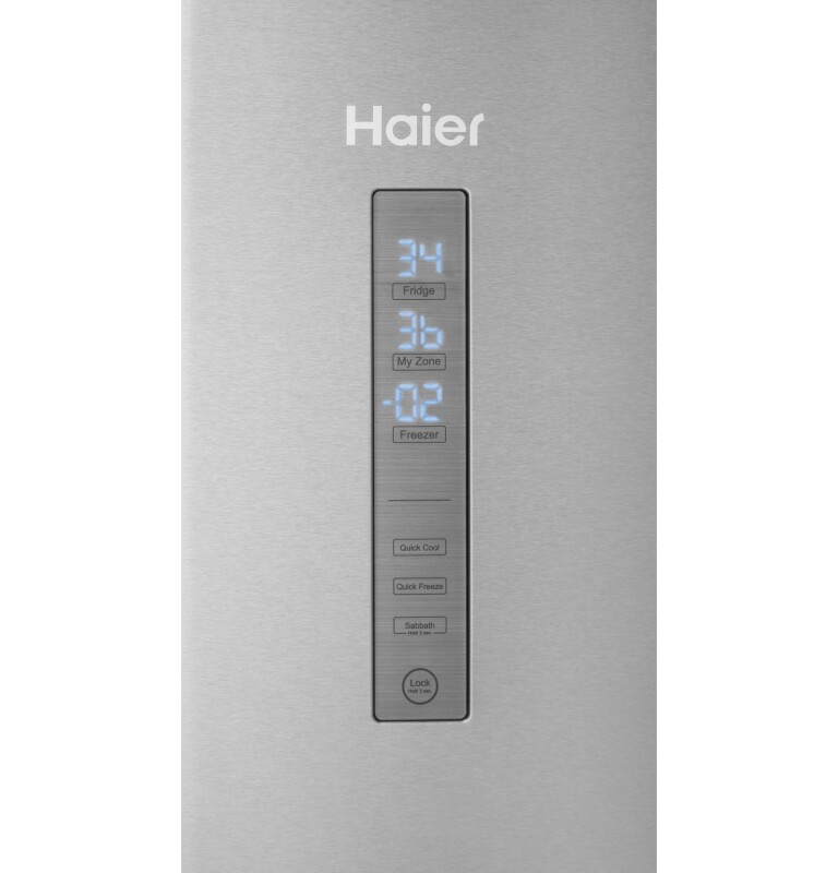 Haier ENERGY STAR® 15 Cu. Ft. Bottom Freezer RefrigeratorHaier ENERGY STAR® 15 Cu. Ft. Bottom Freezer Refrigerator HRB15N3BGS