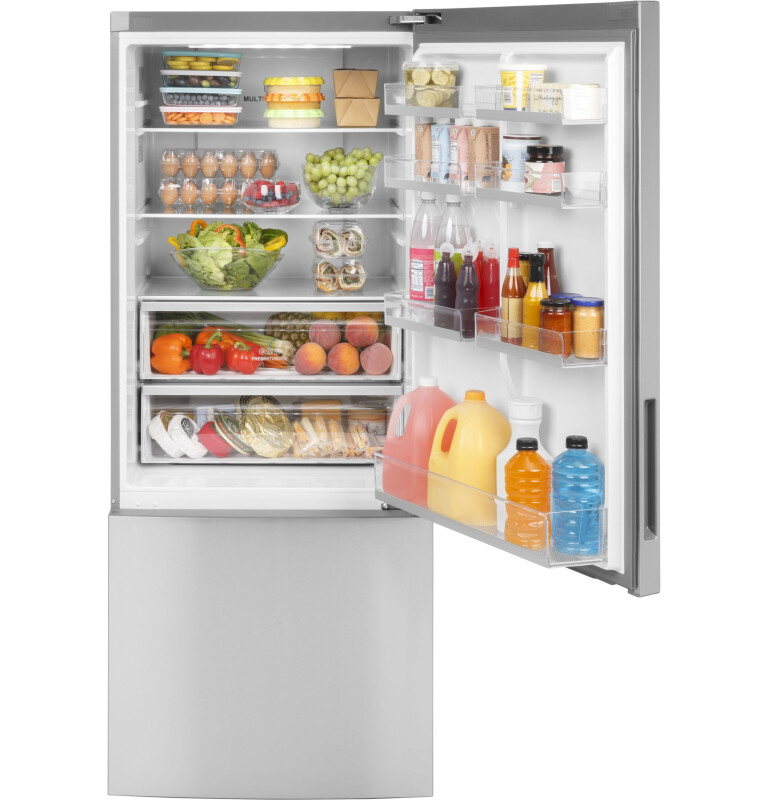 Haier ENERGY STAR® 15 Cu. Ft. Bottom Freezer RefrigeratorHaier ENERGY STAR® 15 Cu. Ft. Bottom Freezer Refrigerator HRB15N3BGS