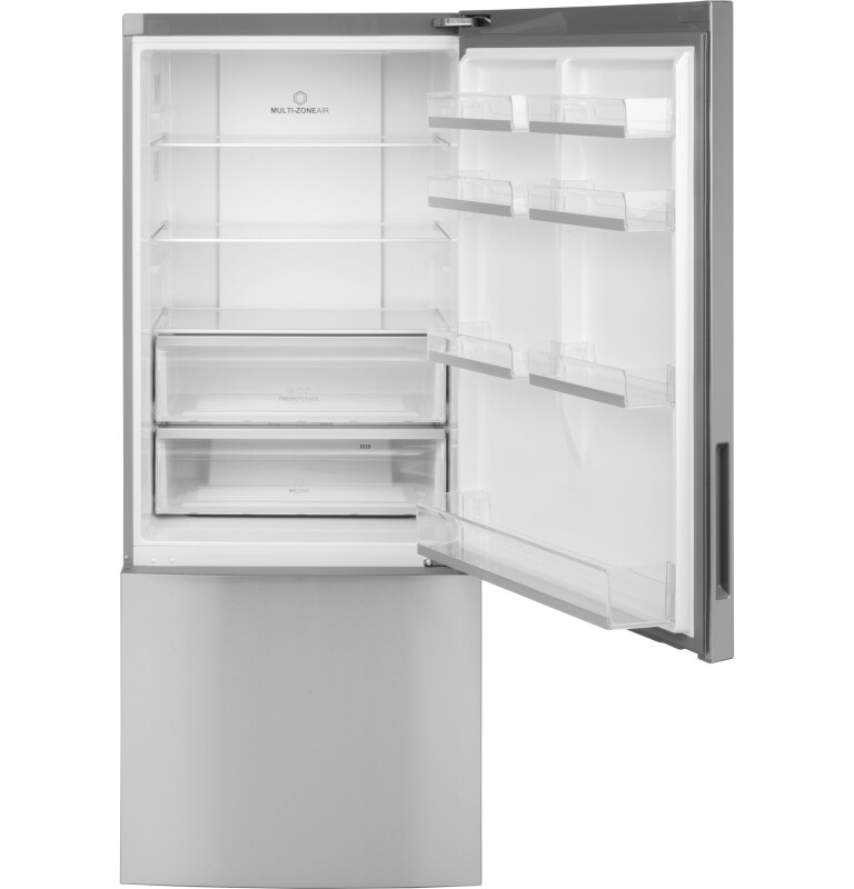 Haier ENERGY STAR® 15 Cu. Ft. Bottom Freezer RefrigeratorHaier ENERGY STAR® 15 Cu. Ft. Bottom Freezer Refrigerator HRB15N3BGS