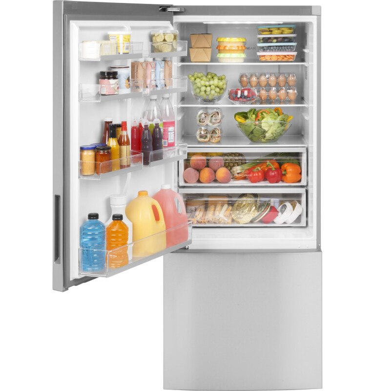 Haier ENERGY STAR® 15 Cu. Ft. Bottom Freezer RefrigeratorHaier ENERGY STAR® 15 Cu. Ft. Bottom Freezer Refrigerator HRB15N3BGS