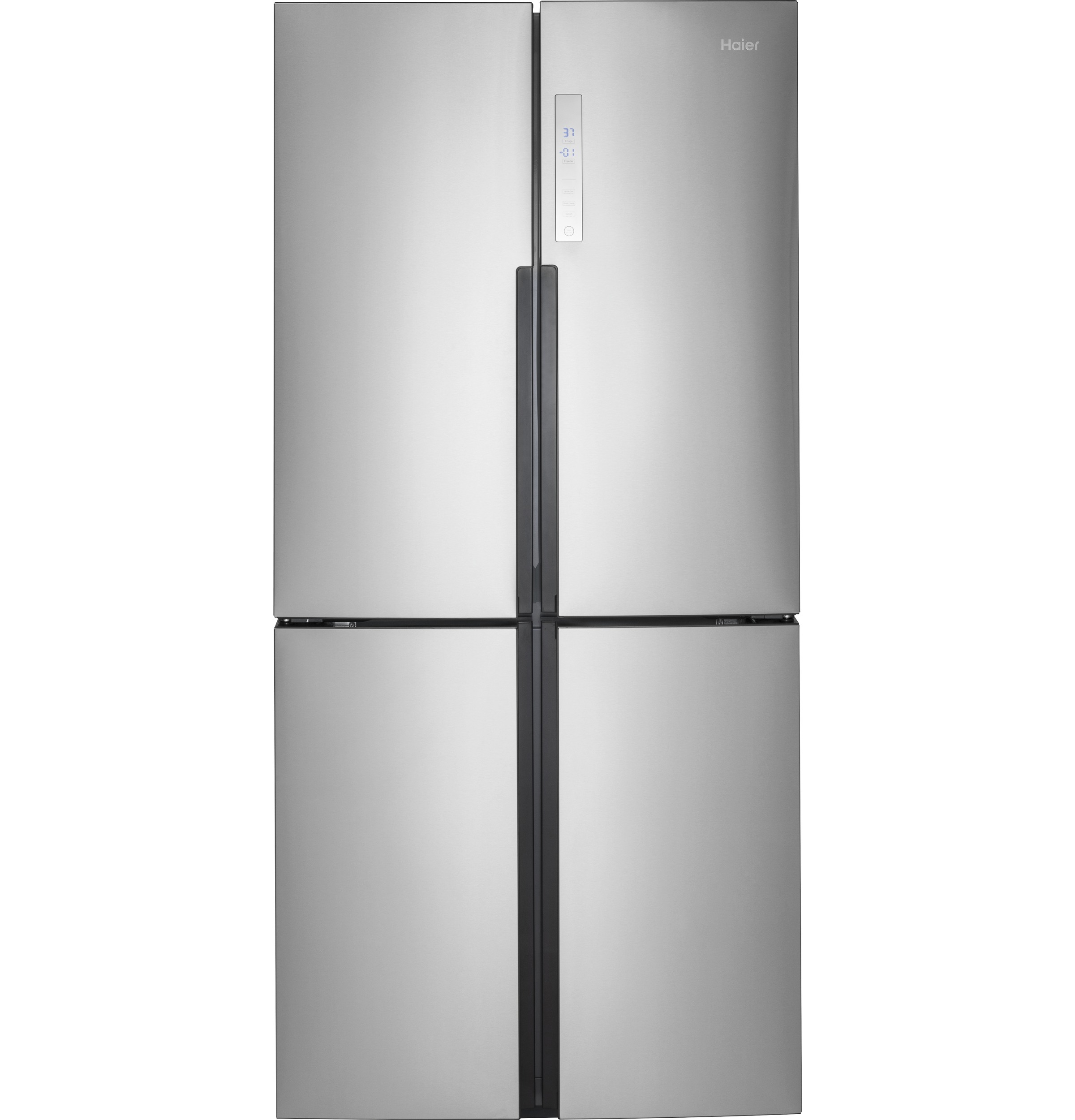 Haier ENERGY STAR® 16.4 Cu. Ft. Quad Door RefrigeratorHaier ENERGY STAR® 16.4 Cu. Ft. Quad Door Refrigerator HRQ16N3BGS