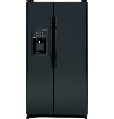 Hotpoint® ENERGY STAR® 22.0 Cu. Ft. Side-By-Side Refrigerator with Dispenser HSH22IFTBB