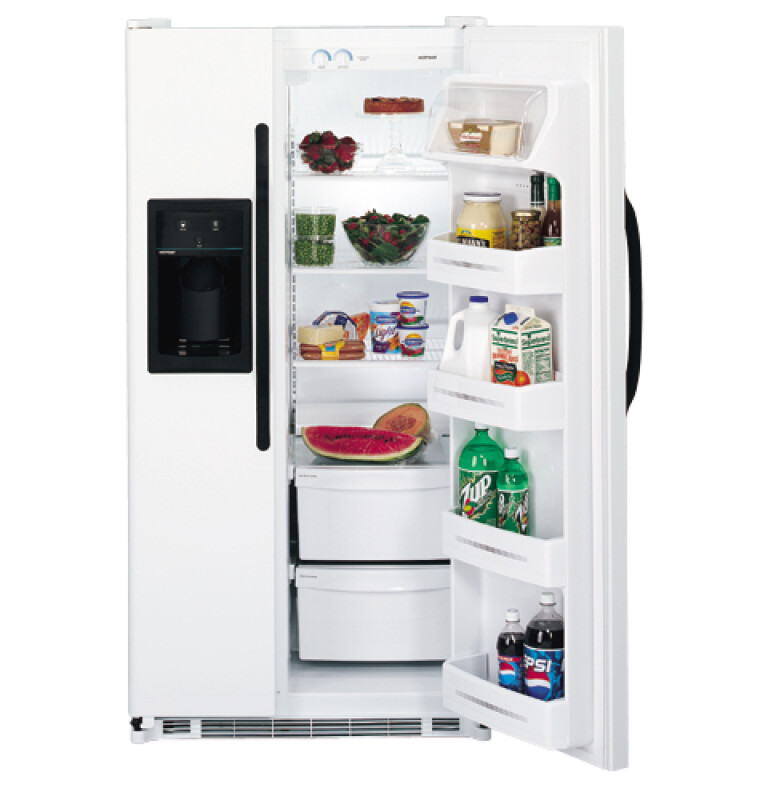 Side by Side Refrigerator with Dispenser HSS22DDMWH