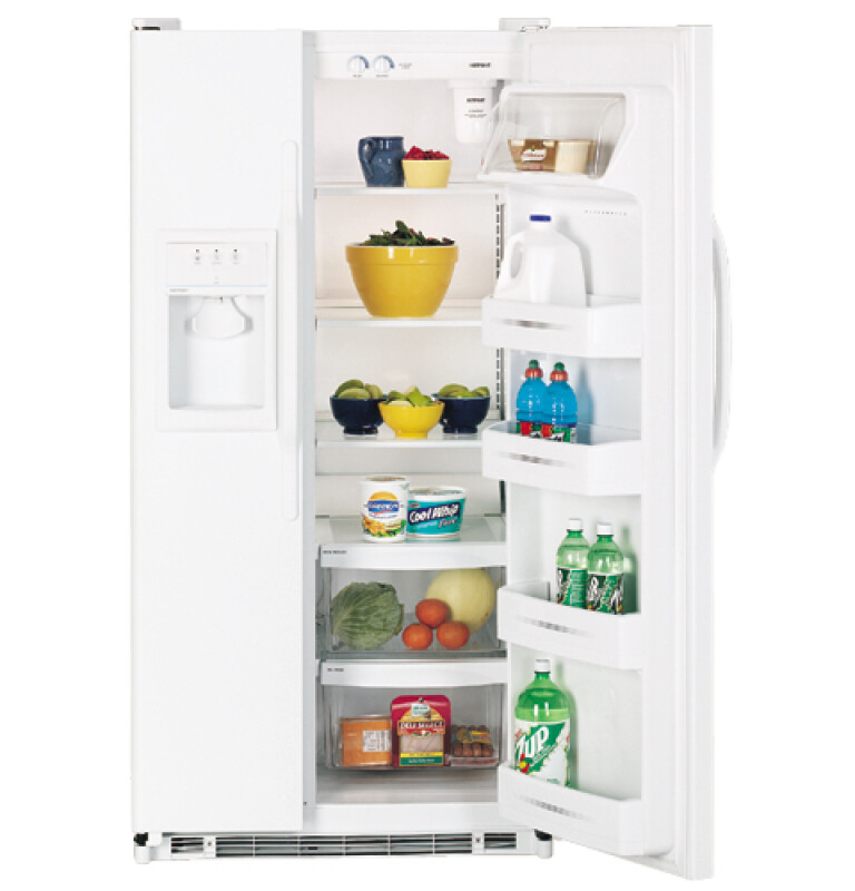 21.8 Cu. Ft. Side-By-Side Refrigerator with Dispenser HSS22IFMWW