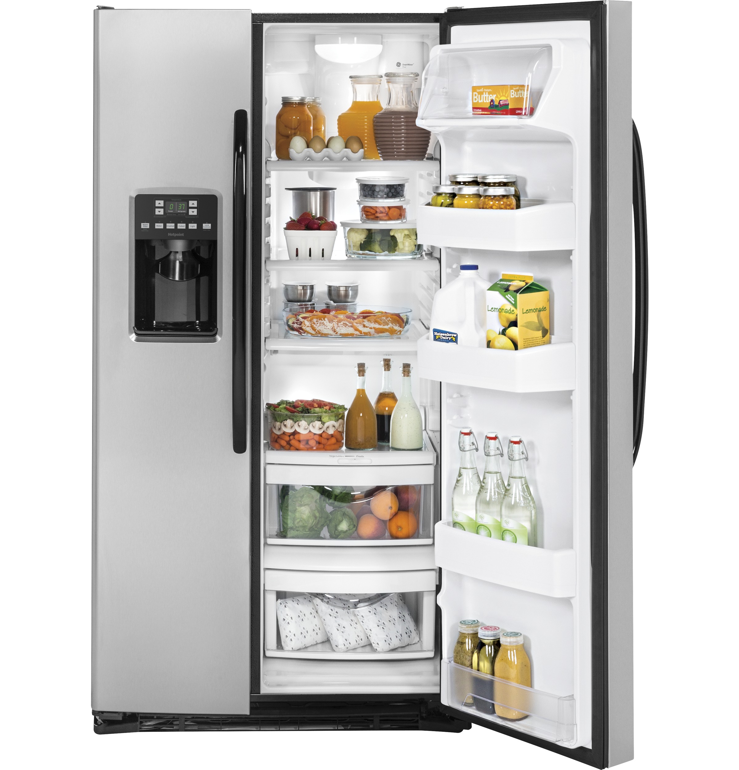 25.4 Cu. Ft. Side-by-Side Refrigerator HSS25ASHSS