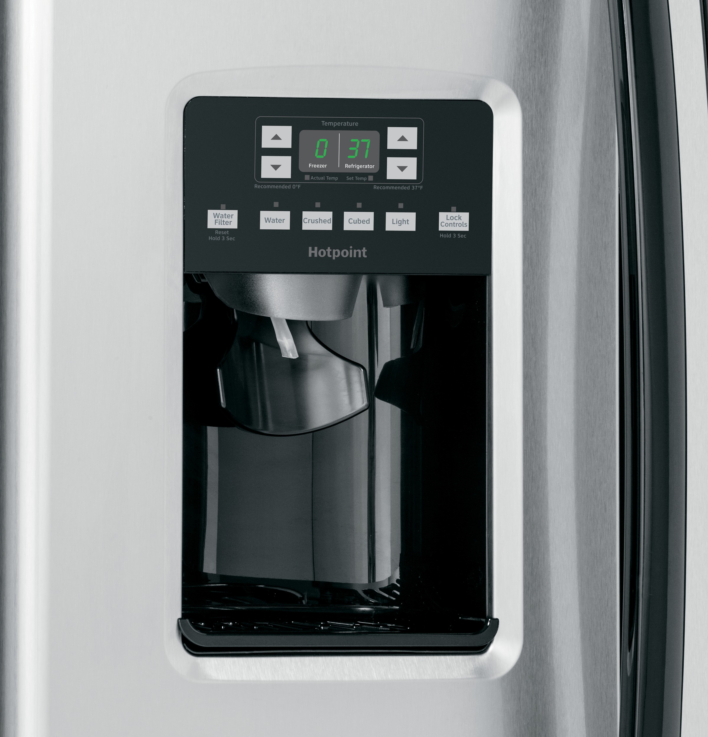 25.4 Cu. Ft. Side-by-Side Refrigerator HSS25ASHSS